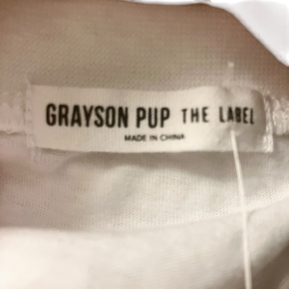 Grayson Pup NWT Small “Heart My Human" White Crew Dog tee valentine’s - Picture 8 of 11